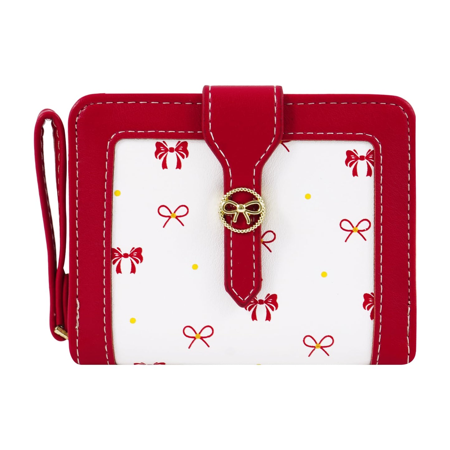 女の子 財布 子供 さいふ かわいい 二つ折り ミニお財布 小学生 中学生 ジュニア 女の子 おサイフ レディース 小銭入れ ラウンドファスナー コンパクト こどもの日 プレゼント(レッド)